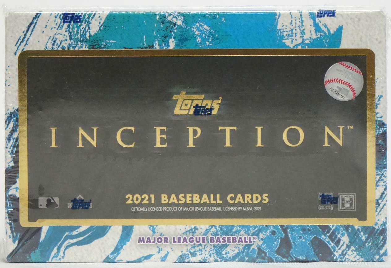 2021 TOPPS INCEPTION BASEBALL HOBBY BOX